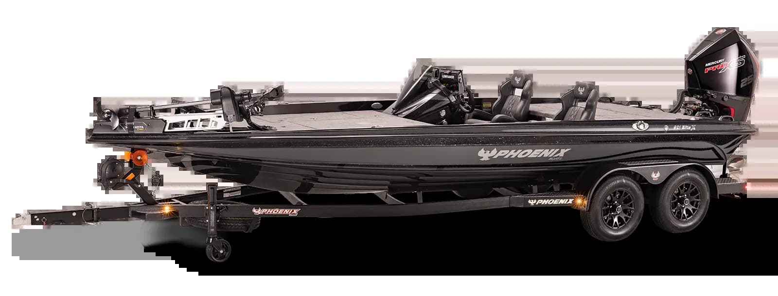 Phoenix 921 Elite X on trailer profile view